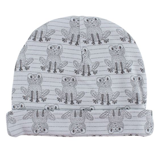 Fixoni Mütze - Grow Frosch Hellblau - Gr. 50/56