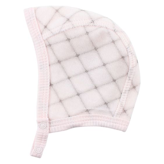 Fixoni Mütze Hush Nicki - Karo Rosa - Gr. 50/56