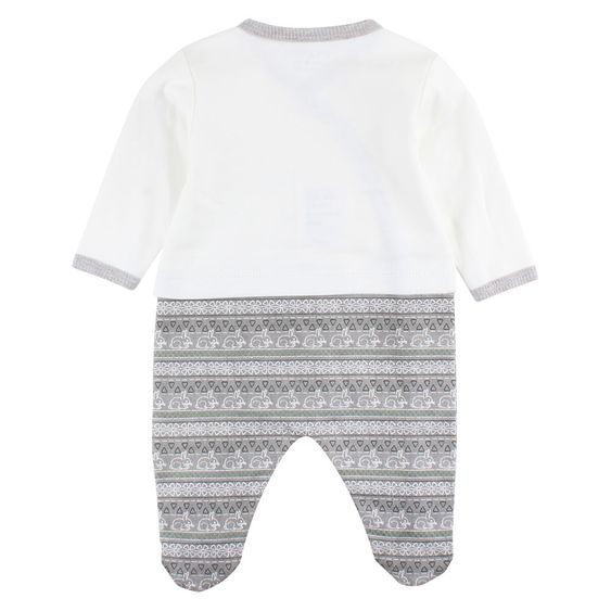 Fixoni Overall Hush Hase - Offwhite Grau - Gr. 56