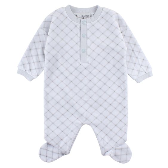 Fixoni Overall Hush Nicki - Karo Blau - Gr. 56