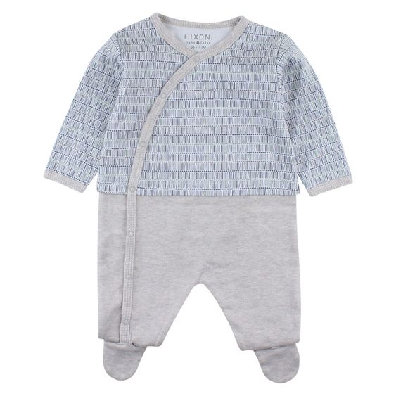 Fixoni Overall Hush Streifen - Blau Grau - Gr. 56