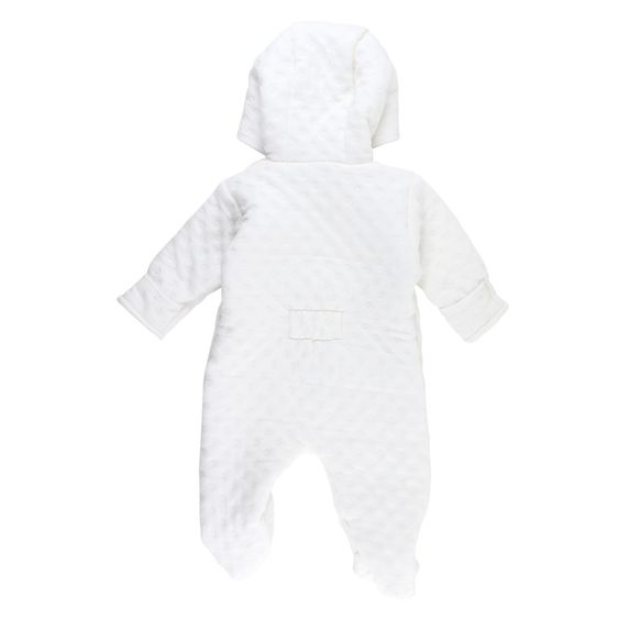 Fixoni Overall mit Kapuze - Grow Offwhite - Gr. 56