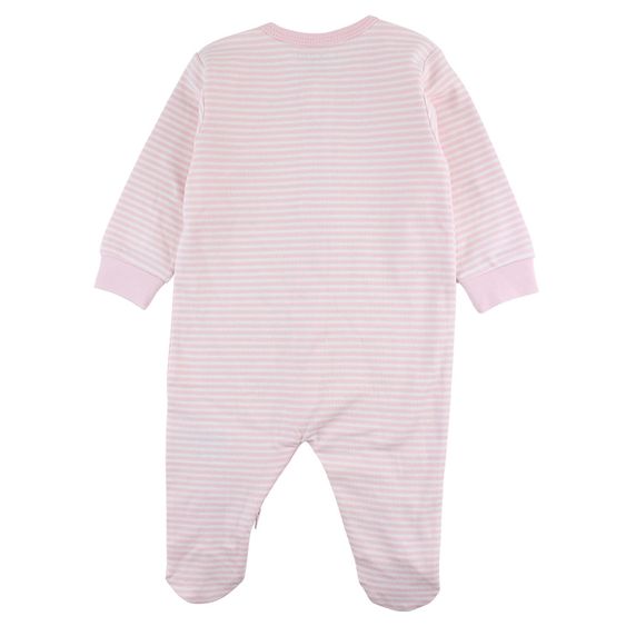 Fixoni Schlafanzug Einteiler Infinity - Ringel Rosa - Gr. 56