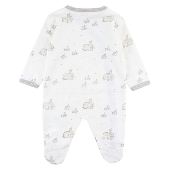 Fixoni Schlafanzung Hush Einteiler - Hase Offwhite - Gr. 56