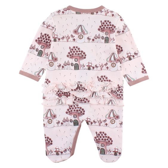 Fixoni Schlafanzung Hush Einteiler - sweet mushrooms Rosa - Gr. 56