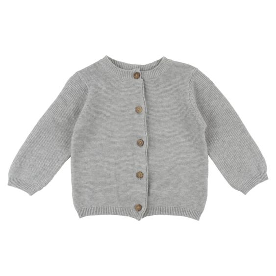 Fixoni Strickjacke - Grau Melange - Gr. 50