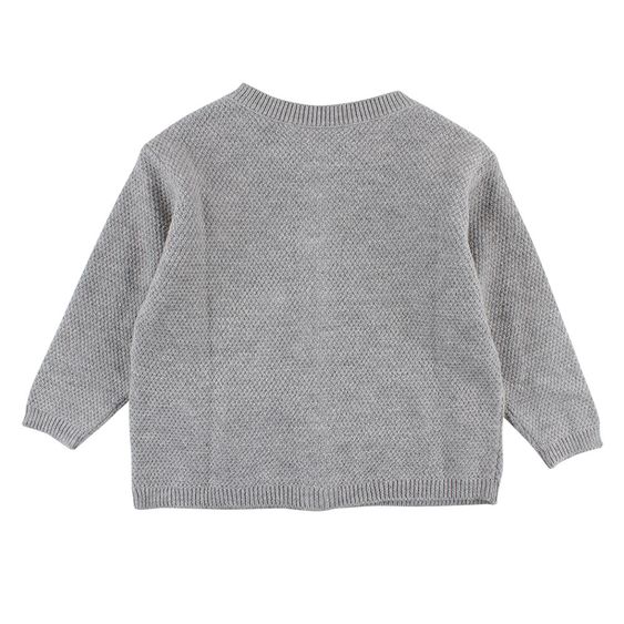Fixoni Strickjacke - Grow Grau Melange - Gr. 56