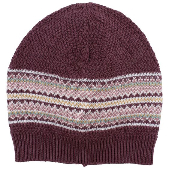 Fixoni Strickmütze Hush - Bordeaux - Gr. 50/56