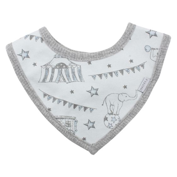 Fixoni Wende-Halstuch Enjoy - Zirkus - Hellblau