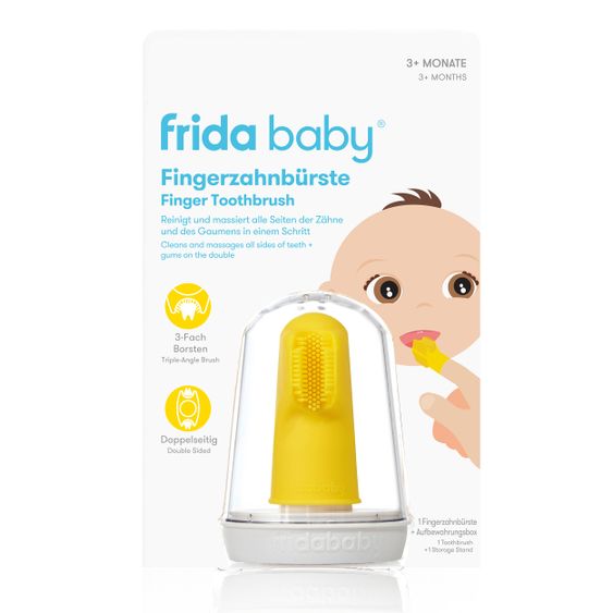 Fridababy Finger Toothbrush - Bright Yellow