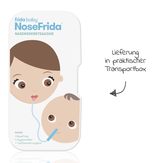 Fridababy Nasensauger Pack NoseFrida mit 4 Hygienefiltern