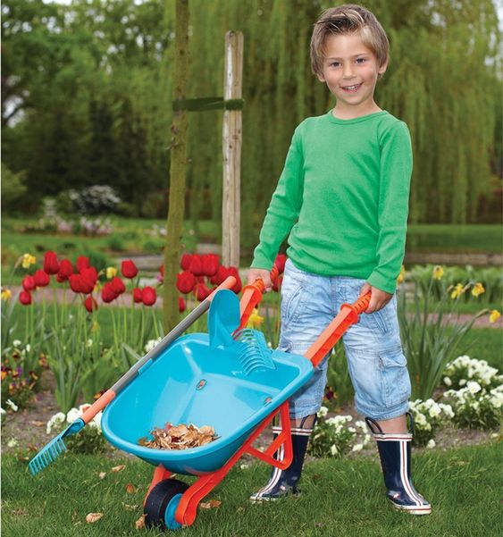 Gardena 5-tlg. Schubkarren-Set inkl. Kindergeräte