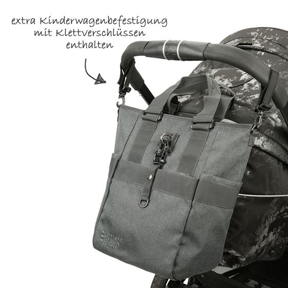 George Gina & Lucy Wickelrucksack Baby 2 Carry - Anthra Melange