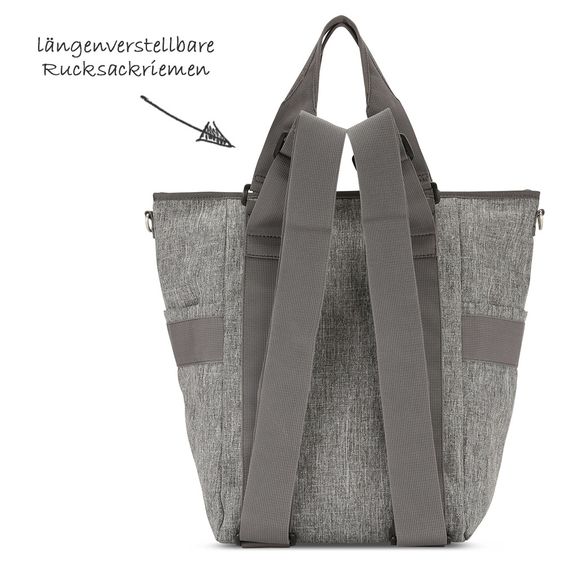 George Gina & Lucy Wickelrucksack Baby 2 Carry - Grey Melange