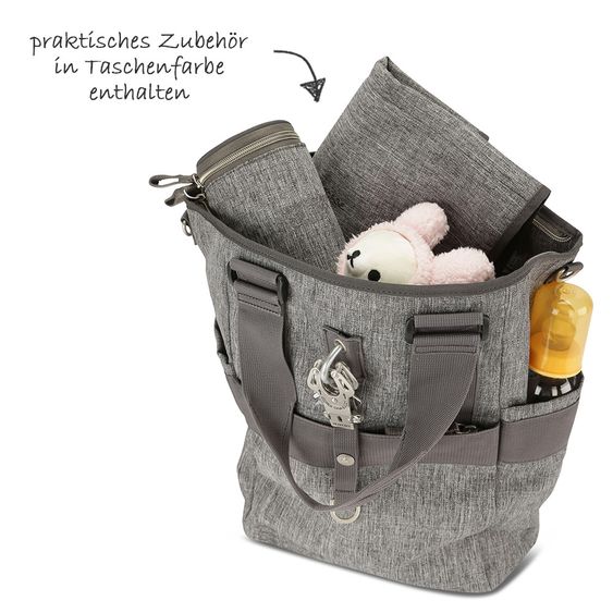 George Gina & Lucy Wickelrucksack Baby 2 Carry - Grey Melange