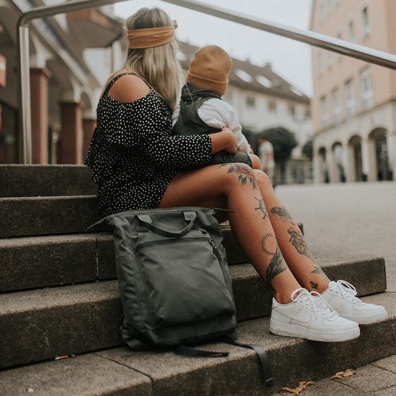George Gina & Lucy Wickelrucksack Minor Monokissed - Grey