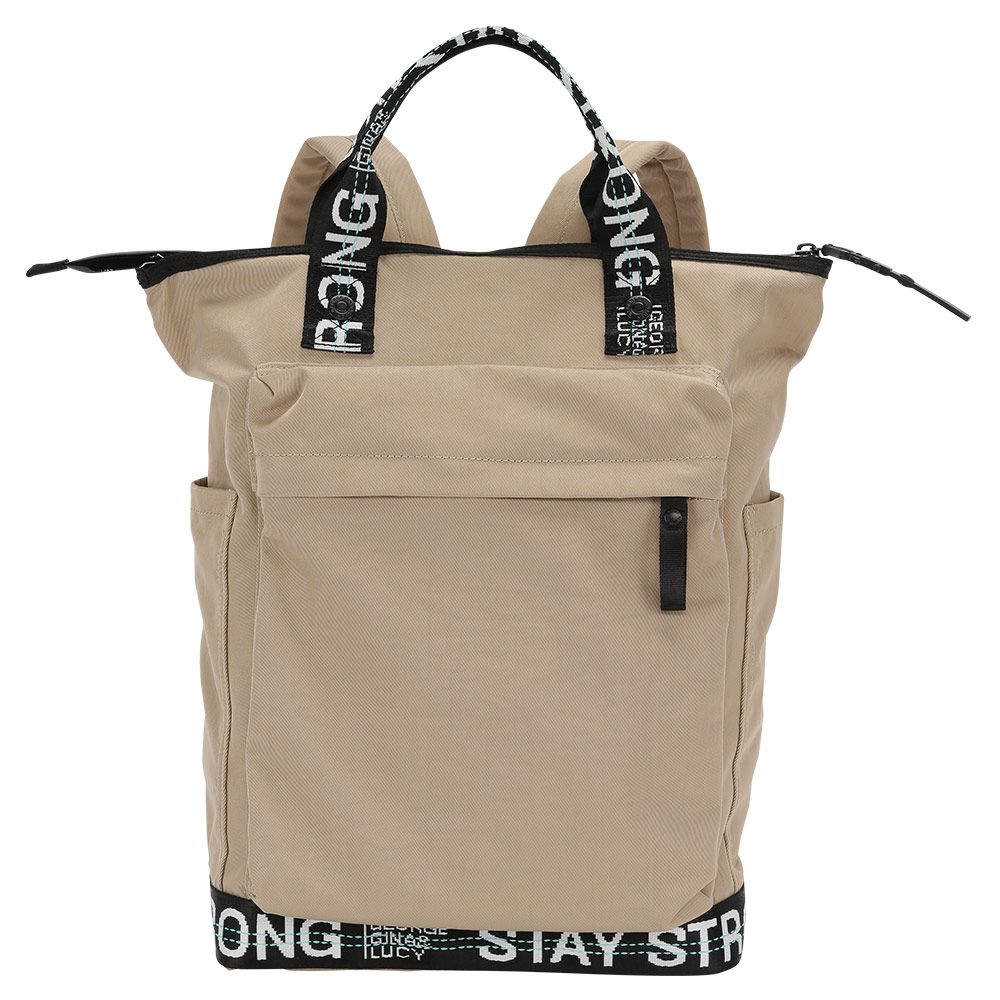 George Gina & Lucy Wickelrucksack Minor Monokissed - Stay Strong - Beige