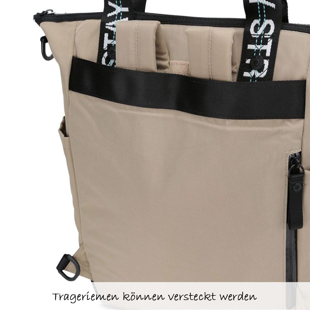 George Gina & Lucy Wickelrucksack Minor Monokissed - Stay Strong - Beige