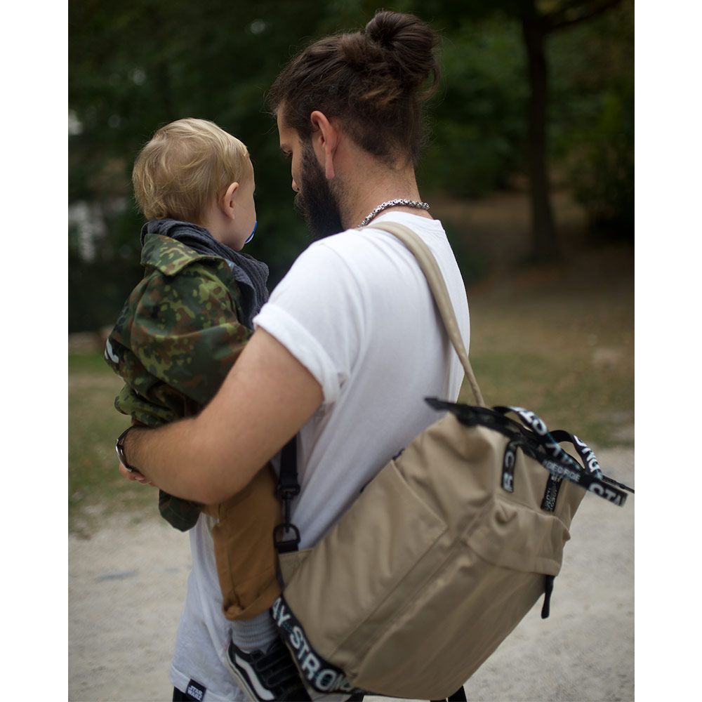 George Gina & Lucy Wickelrucksack Minor Monokissed - Stay Strong - Beige