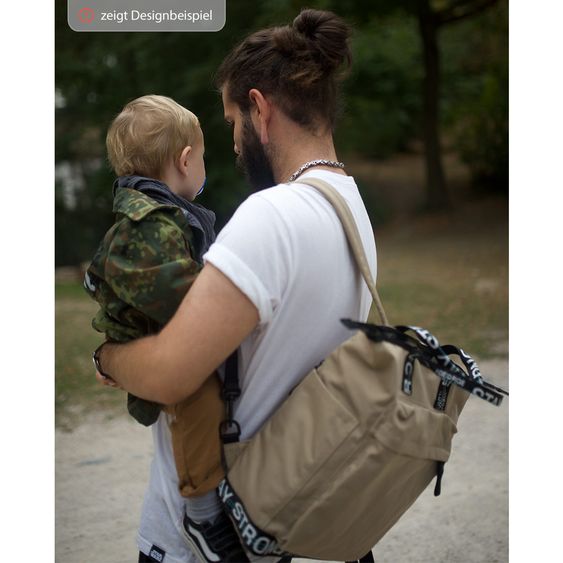 George Gina & Lucy Wickelrucksack Minor Monokissed - Stay Strong - Dusty Rose