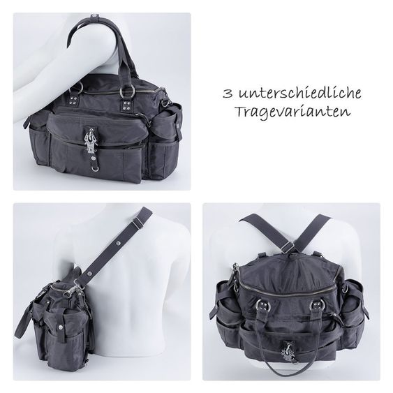 George Gina & Lucy Wickeltasche Baby 2 Go - Grey-p-fruit