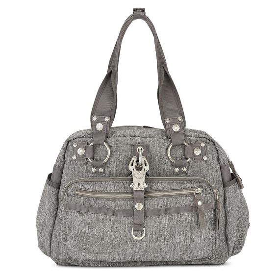George Gina & Lucy Wickeltasche Baby 2 Kiss - Grey Melange