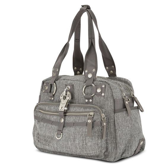 George Gina & Lucy Wickeltasche Baby 2 Kiss - Grey Melange