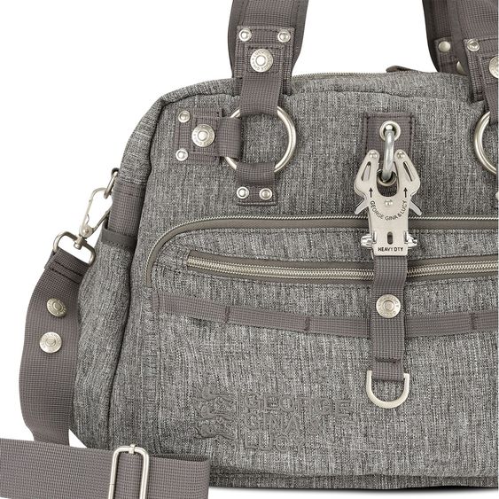 George Gina & Lucy Wickeltasche Baby 2 Kiss - Grey Melange