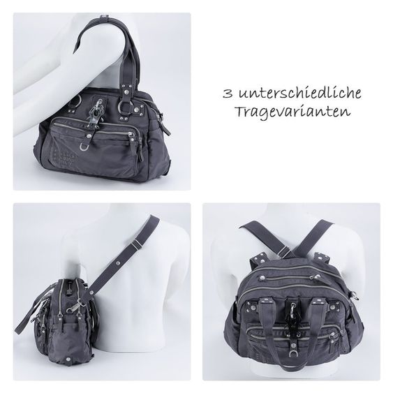 George Gina & Lucy Wickeltasche Baby 2 Kiss - Grey-p-fruit