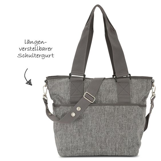 George Gina & Lucy Wickeltasche Baby 2 Love - Grey Melange