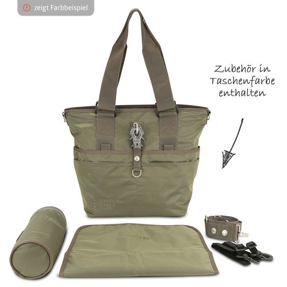 George Gina & Lucy Wickeltasche Baby 2 Love - Grey Melange