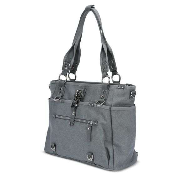 George Gina & Lucy Wickeltasche Baby 2 Rock - Anthra Melange