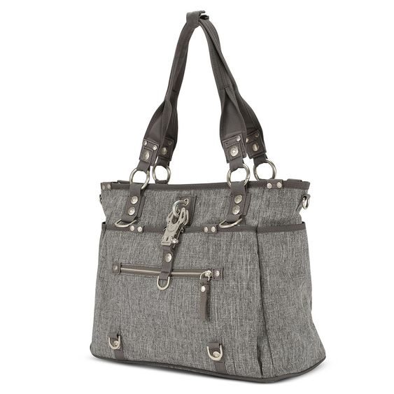 George Gina & Lucy Wickeltasche Baby 2 Rock - Grey Melange