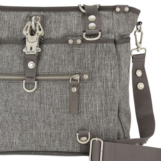 George Gina & Lucy Wickeltasche Baby 2 Rock - Grey Melange