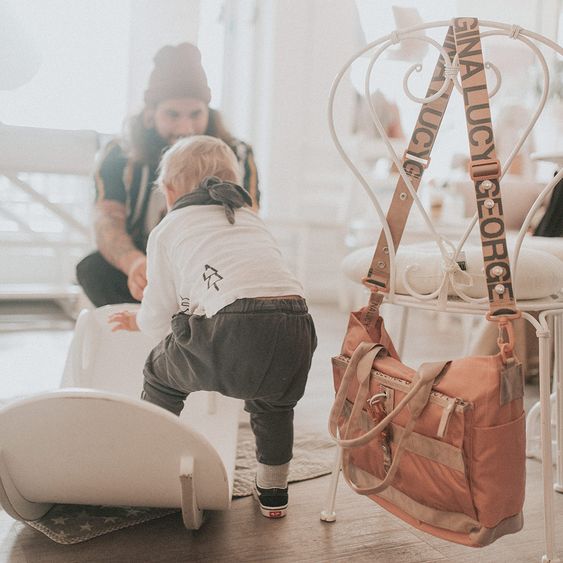 George Gina & Lucy Wickeltasche Little Styler - Dusty Rose
