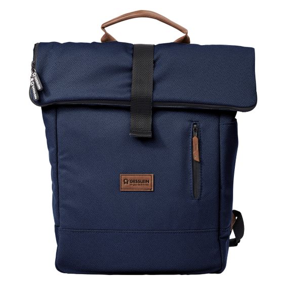 Gesslein 2 in 1 Wickelrucksack & Wickeltasche N°6 mit Wickelunterlage und vielen Fächern - Marine