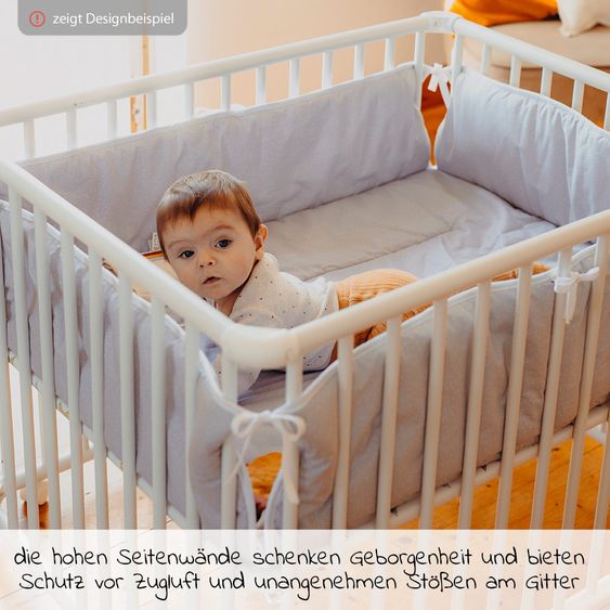 Geuther Laufgittereinlage für Belami Plus, Euro-Parc Plus, Lucilee Plus 97 x 97 cm - Party Animals