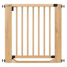 Cancello di sicurezza per porte / Cancello di sicurezza per scale Easylock Flatstep Wood Gate montaggio a pressione senza attrezzi, si chiude automaticamente 79 - 87 cm - Legno - ECO