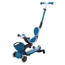 3-in-1 Vehicle GO-UP Baby 360 Lights Roller, Tricycle, Balance Bike from 15 Months to 9 Years, Load Capacity up to 50 kg with Light-Up Wheels & Light Module - Petrol