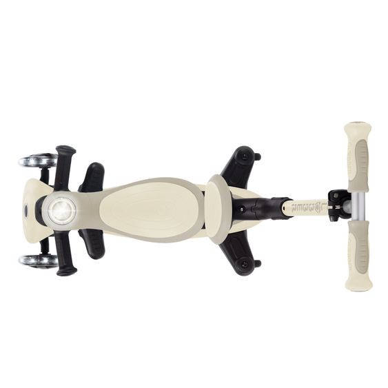 GLOBBER Véhicule 3-in-1 GO-UP Baby 360 Lights Roller, Tricycle, Draisienne À Partir De 15 Mois Jusqu’À 9 Ans Charge Jusqu’À 50 Kg Avec Roues Lumineuses & Module Lumineux - Taupe