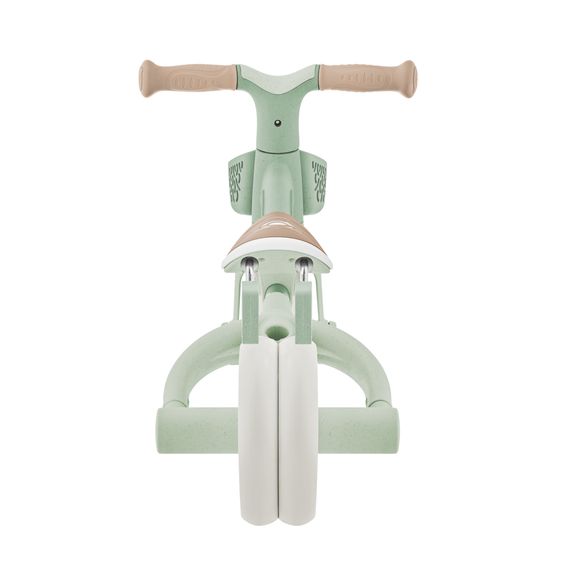 GLOBBER Véhicule 3-in-1 Learning Trike PLUS ECO Tricycle, Draisienne, Tricycle Poussette À Pousser Dès 12 Mois Jusqu’à 3 Ans Jusqu’à 22 Kg Chargeable Incl. Panier Guidon - Sauge Verte