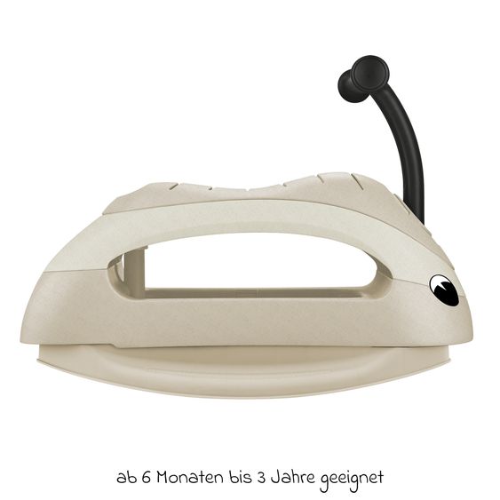 GLOBBER Veicolo 3-in-1 Walk n Roll Animale a Dondolo, Camminatore, Auto Spingi & Scivola da 6 Mesi a 3 Anni, Portata fino a 20 kg - Kokos Bianco