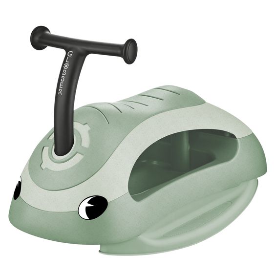 GLOBBER Veicolo 3-in-1 Walk n Roll Animale a Dondolo, Camminatore, Auto Spingi & Scivola da 6 Mesi a 3 Anni, Portata fino a 20 kg - Pistacchio