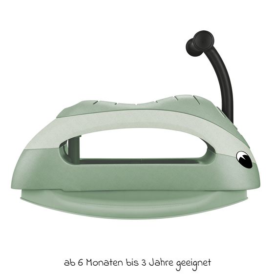 GLOBBER Veicolo 3-in-1 Walk n Roll Animale a Dondolo, Camminatore, Auto Spingi & Scivola da 6 Mesi a 3 Anni, Portata fino a 20 kg - Pistacchio