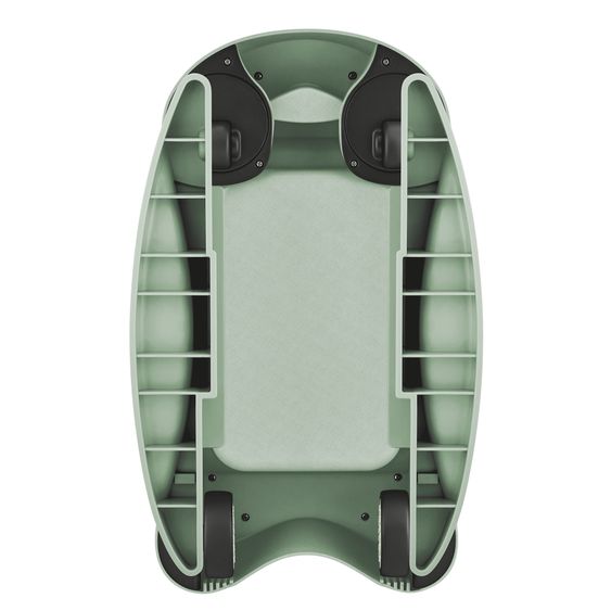 GLOBBER Veicolo 3-in-1 Walk n Roll Animale a Dondolo, Camminatore, Auto Spingi & Scivola da 6 Mesi a 3 Anni, Portata fino a 20 kg - Pistacchio