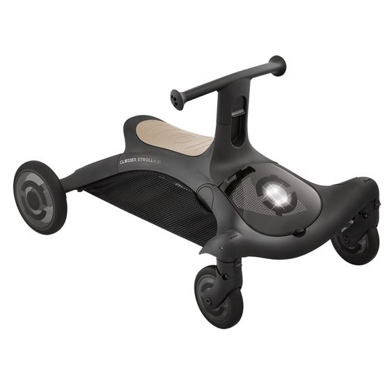 GLOBBER Buggy & Stroller UP 2in1 Stroller and Ride-On Vehicle in One up to 22 kg Load Capacity with Reclining Position - Taupe