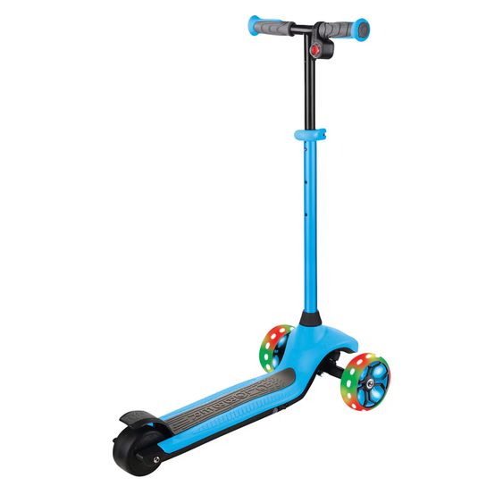 GLOBBER E-Scooter ONE K E-MOTION 4 Plus mit Leuchtrollen - Blau