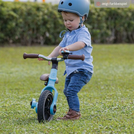 GLOBBER Draisienne GO Bike Elite Air avec Roues Pneumatiques à partir de 3 Ans jusqu’à 6 Ans supportant jusqu’à 25 kg avec Poignée de Transport Intégrée - Pastel Rose