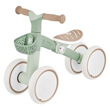 Balance bike Learning Bike ECO from 12 months to 3 years up to 20 kg load capacity incl. handlebar basket - Sage Green
