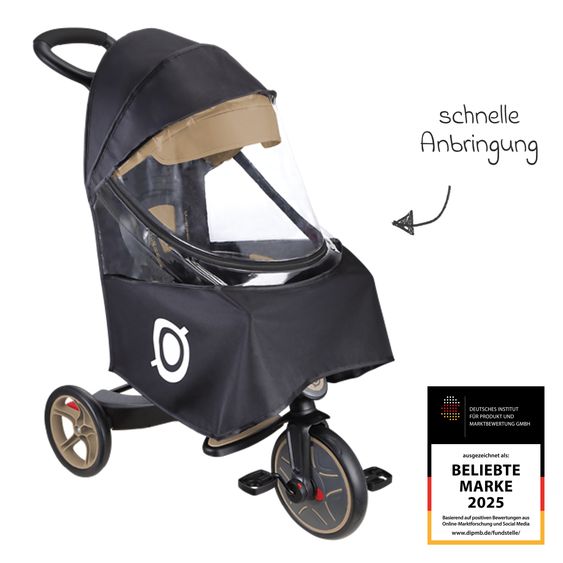 GLOBBER Protection Pluie Pour Explorer Trike